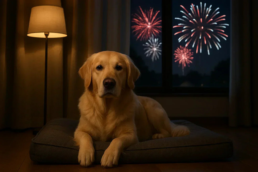Fireworks, Thunderstorms & Travel: How to Help Your Dog Stay Calm
