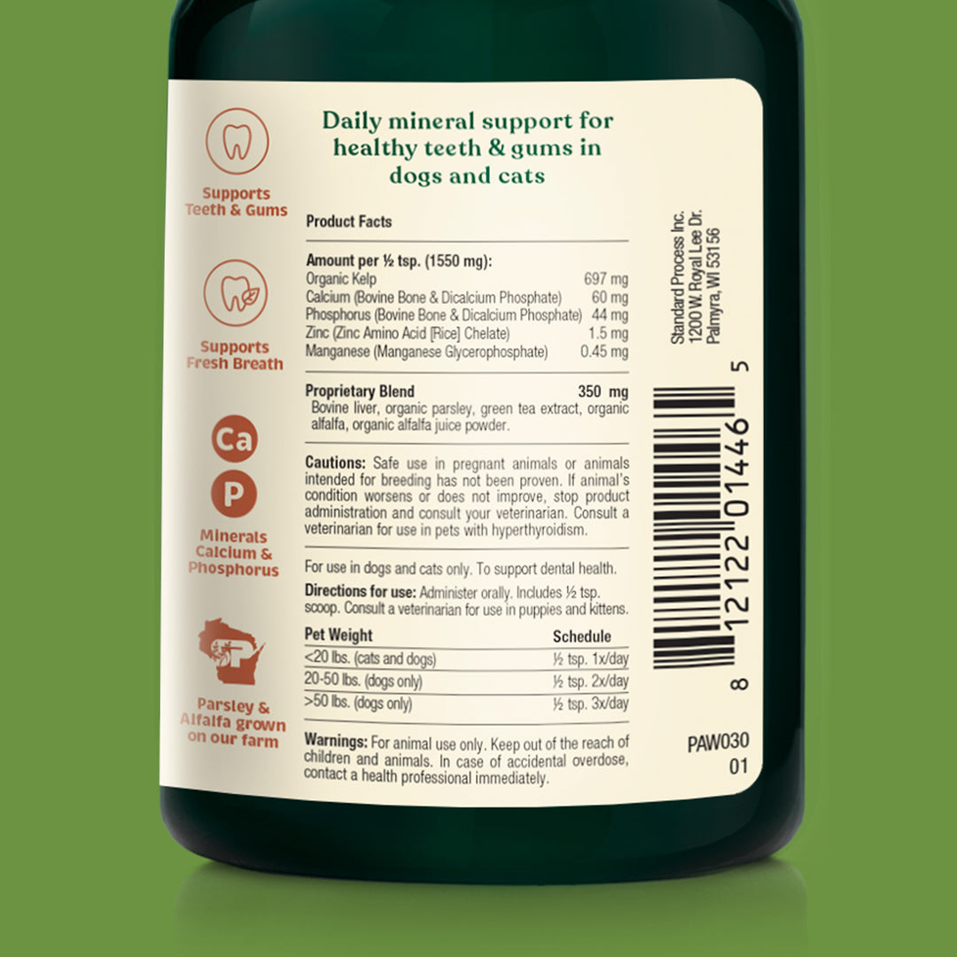dental bottle ingredients label